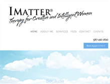 Tablet Screenshot of imatter2.com